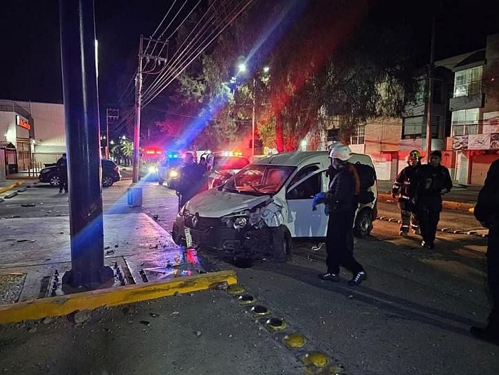 Registra zona metropolitana al menos 8 accidentes durante las primeras horas del martes