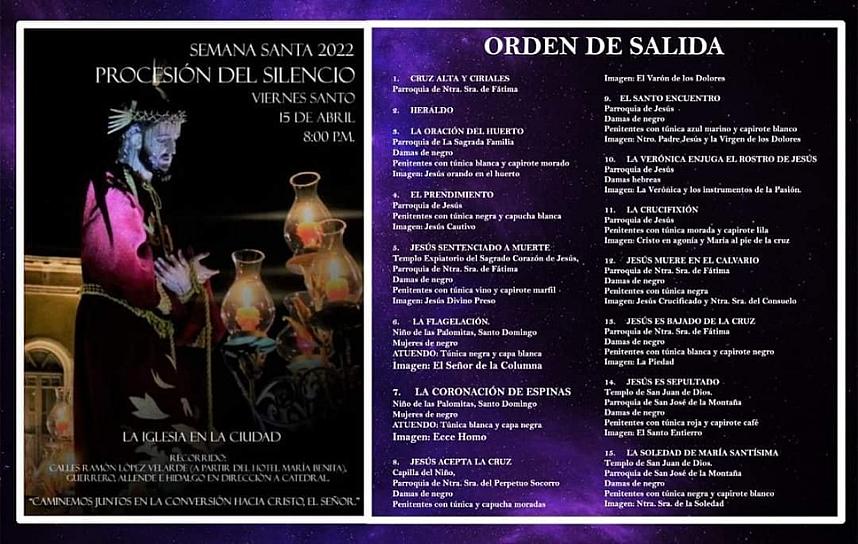 REGRESA LA PROCESIÓN DEL SILENCIO AL CENTRO HISTÓRICO, TRADICIÓN Y FE EN ZACATECAS