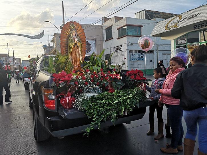 REGRESAN PEREGRINACIONES EN HONOR A LA VIRGEN DE GUADALUPE 