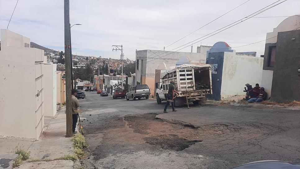 REHABILITAN CALLES EN GUADALUPE