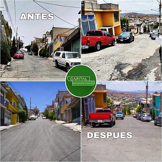 REENCARPETAN CALLES EN LA COLONIA LUIS DONALDO COLOSIO