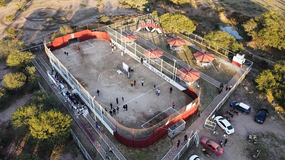 REHABILITAN CANCHA DEPORTIVA EN VILLANUEVA 