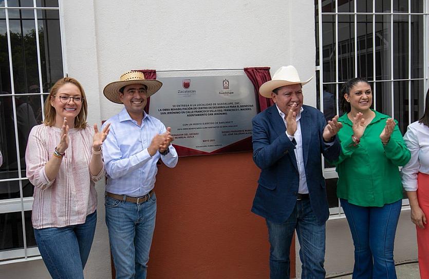 REHABILITAN CENTRO DE DESARROLLO PARA EL BIENESTAR EN SAN JERÓNIMO 