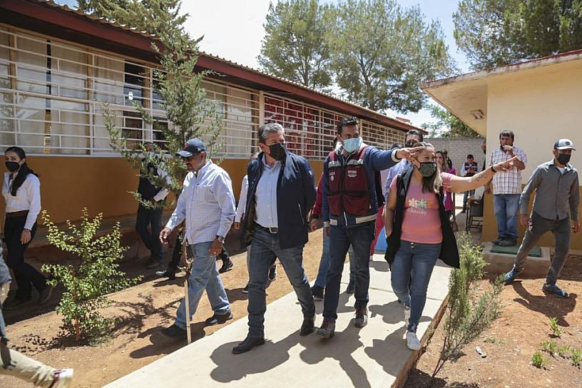 REHABILITAN ESPACIOS DE LA PRIMARIA MIGUEL HIDALGO EN MORELOS