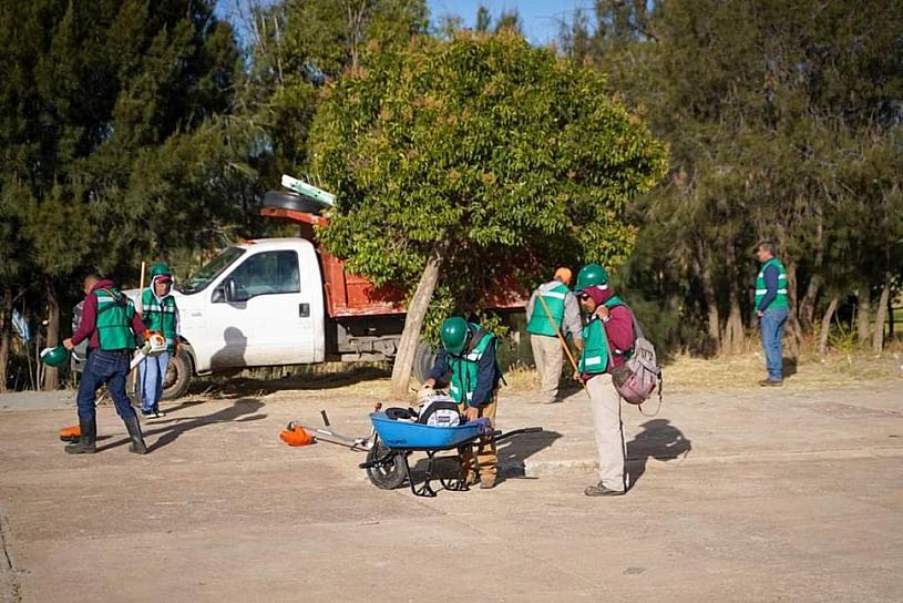 REHABILITAN ESPACIOS PÚBLICOS DE LA CAPITAL