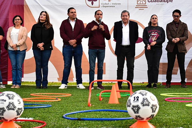 REHABILITAN PARQUE EN VILLAS DE GUADALUPE