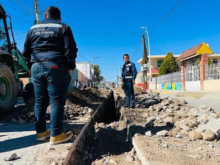REHABILITAN RED DE AGUA POTABLE EN EL CENTRO DE RÍO GRANDE 