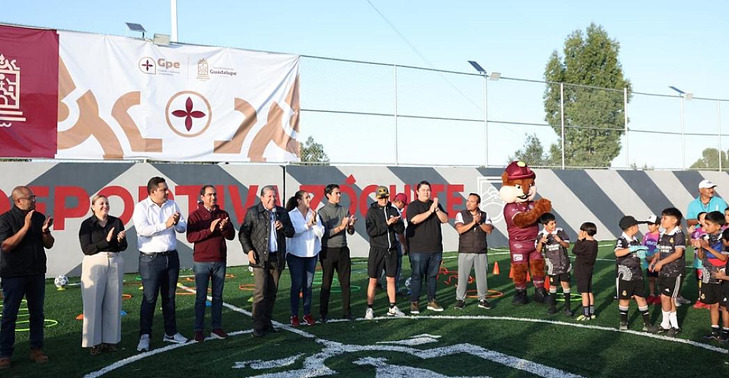 REHABILITAN UNIDAD DEPORTIVA DE ZÓQUITE