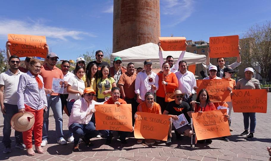 Reúne MC firmas contra Segundo Piso en Zacatecas