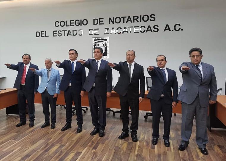 RENUEVAN LA DIRIGENCIA DEL COLEGIO DE NOTARIOS DE ZACATECAS