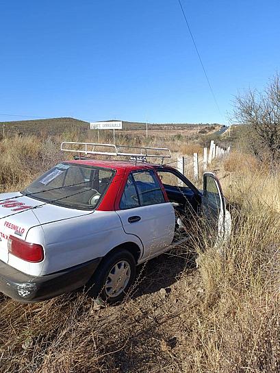 Reportan accidente de taxi y no encontraron tripulantes