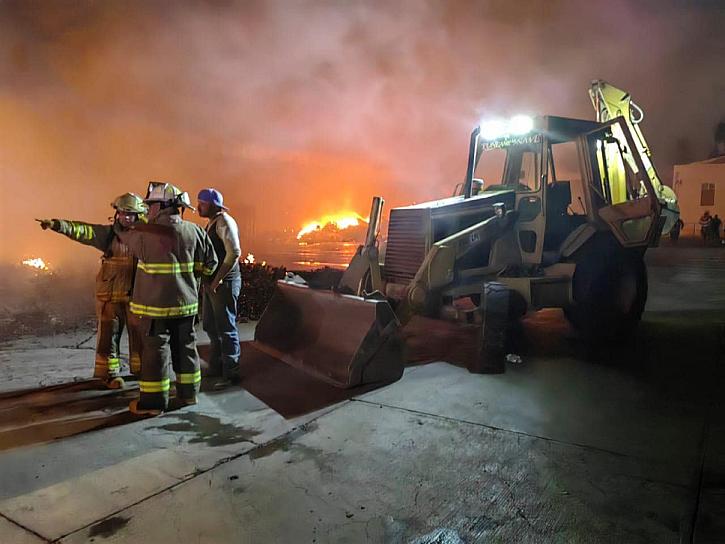 REPORTAN INCALCULABLES DAÑOS POR INCENDIO EN COMPAÑÍA CERVECERA