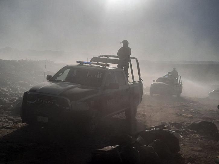 SE SUMAN EMPRESAS A SOFOCAR INCENDIO EN TIRADERO DE BASURA DE FRESNILLO