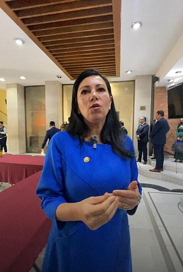 REPROCHA DIPUTADA DEL PAN FALTA DE RESPUESTAS DE GONZÁLEZ ROMO EN COMPARECENCIA 