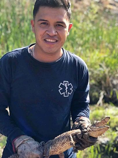 RESCATAN A COCODRILO DEL  XALOCO EN TLALTENANGO
