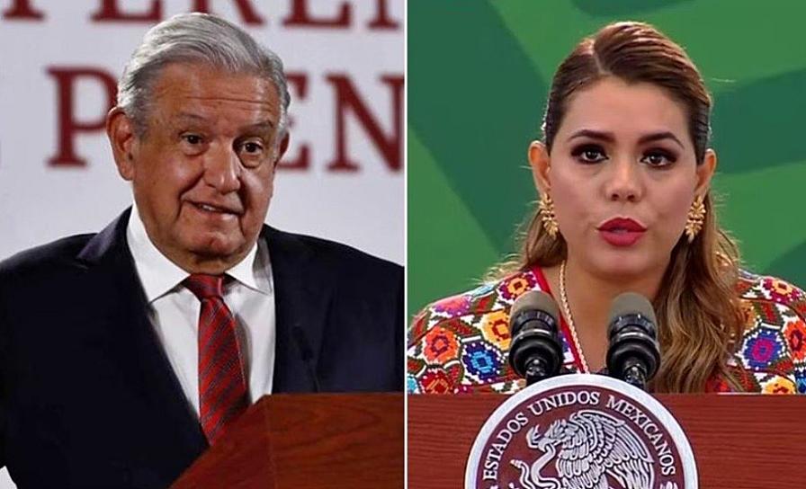 RESPALDA AMLO A EVELYN SALGADO TRAS REMOVER A SECRETARIOS