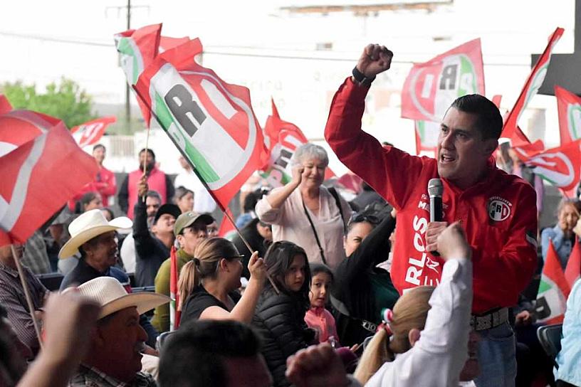 RESPALDA CARLOS PEÑA A CANDIDATOS EN CAMPAÑA