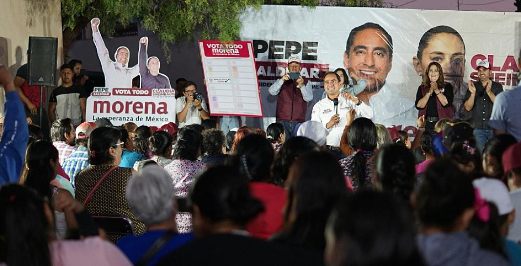 RESPALDAN HABITANTES DE AMPLIACIÓN MINAS A PEPE SALDÍVAR