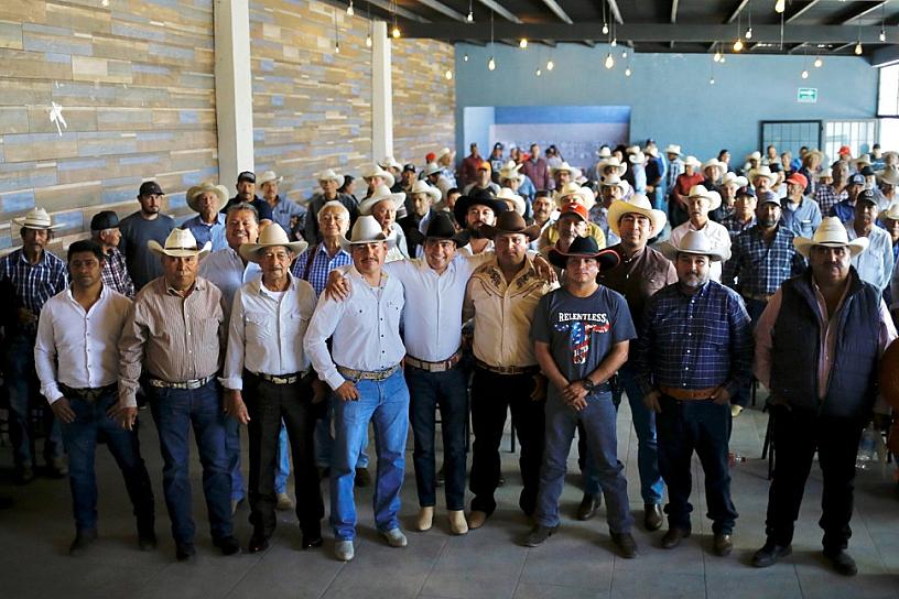 RESPALDA PEPE SALDÍVAR COMPROMISO CON GANADEROS GUADALUPENSES