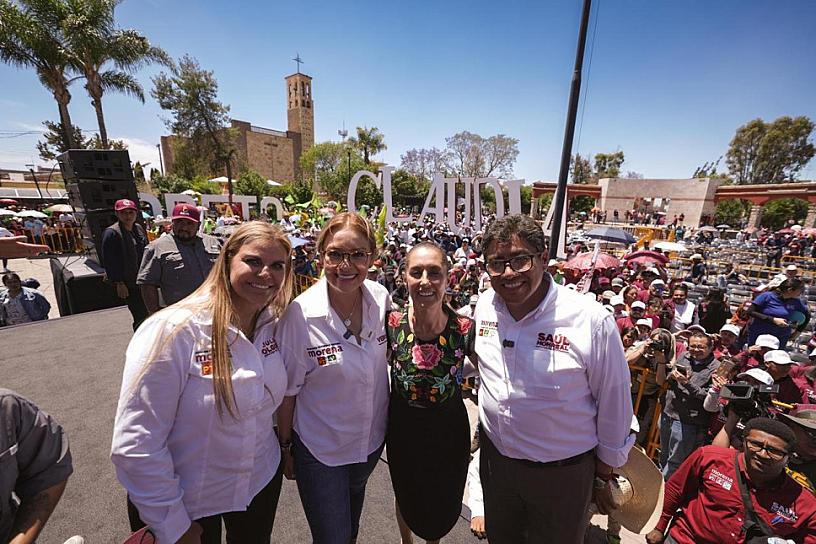 RESPONDIÓ ZACATECAS DE FORMA POSITIVA A VISITA DE SHEINBAUM: SMA