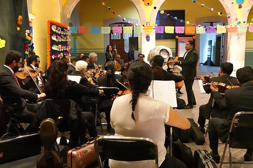 RESUENA LA ORQUESTA TÍPICA DE ZACATECAS EN EL FESTIVAL DE LAS CALAVERAS 2024