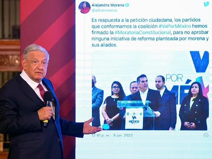 RETA LÓPEZ OBRADOR A VA POR MÉXICO A DEFINIR SU ‘MORATORIA CONSTITUCIONAL’