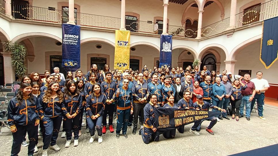 ABANDERA UAZ A EQUIPOS QUE VAN A JUEGOS NACIONALES DE LA CONADEMS 2024