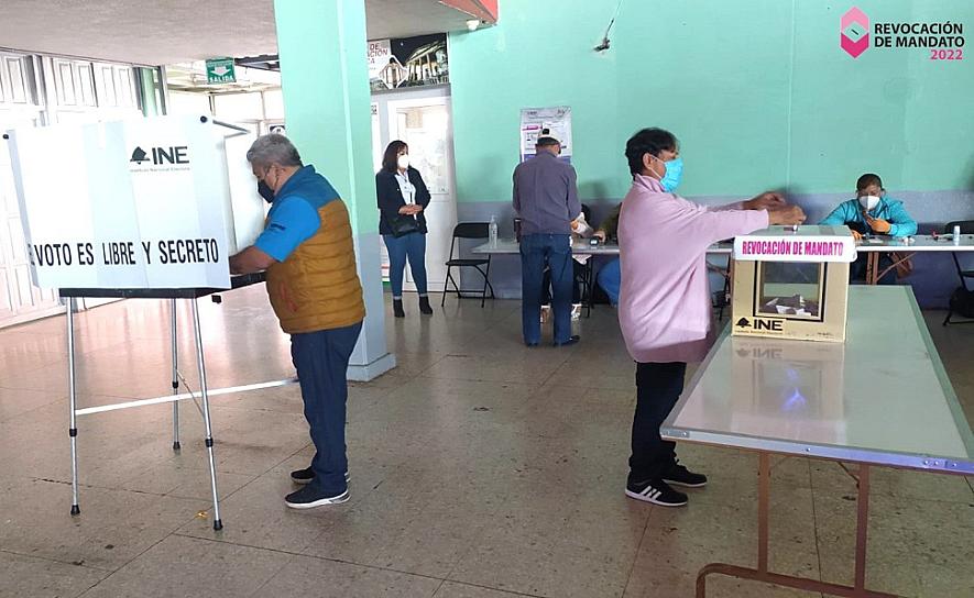 DAN POR TERMINADA LA JORNADA DE REVOCACIÓN DE MANDATO EN ZACATECAS