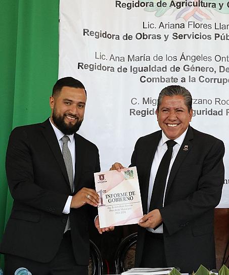 RINDEN ALCALDES PRIMER INFORME DE ACTIVIDADES