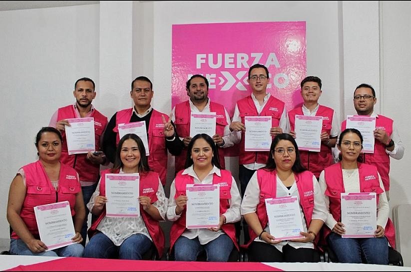 RINDEN PROTESTA MIEMBROS DEL COMITÉ DIRECTIVO ESTATAL FUERZA POR MÉXICO ZACATECAS