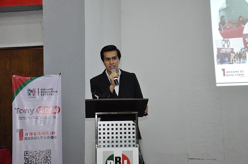 RINDE PRIMER INFORME DE TRABAJO SECRETARIO DE VINCULACIÓN CON LAS INSTITUCIONES DE EDUCACIÓN DEL PRI