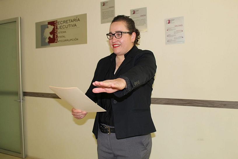 Rinde protesta Karina de la Torre como presidenta del Sistema Estatal Anticorrupción