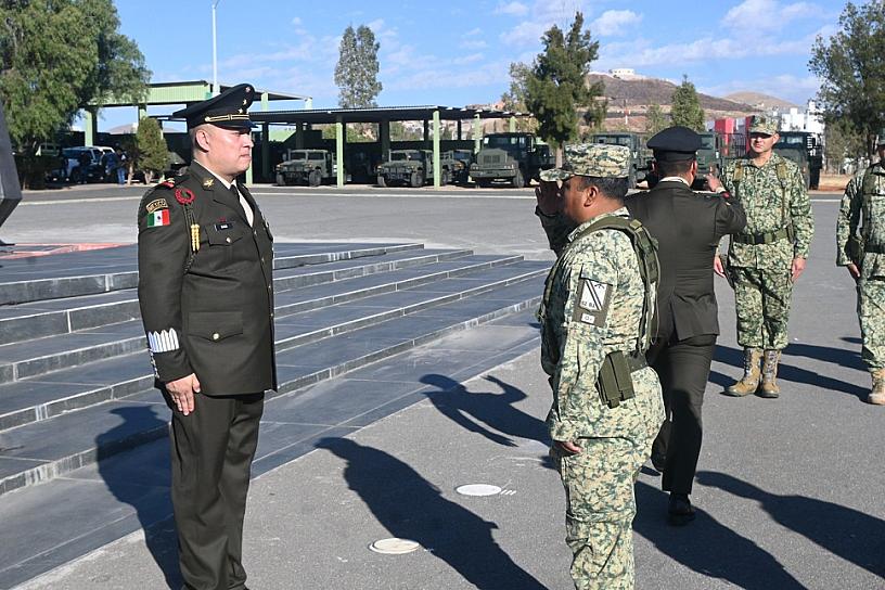 Rinde protesta nuevo comandante del 52 Batallón de Infantería