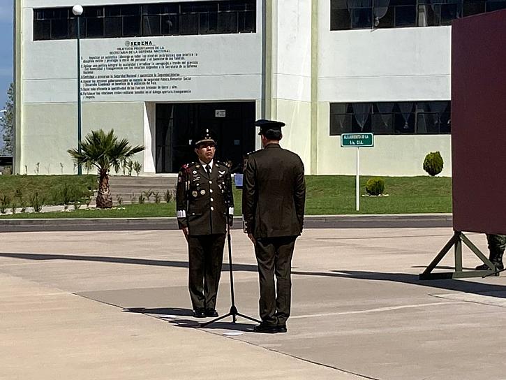 RINDE PROTESTA NUEVO COMANDANTE DEL 97 BATALLÓN