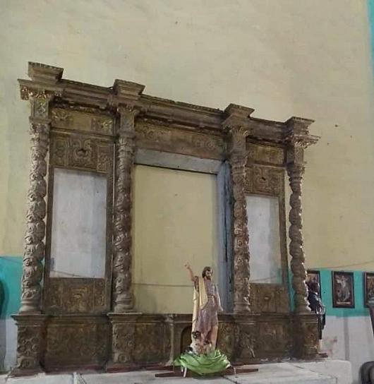 ROBAN PINTURAS RELIGIOSAS EN TEMPLO DE MAZAPIL 