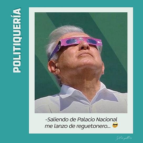 -Saliendo de Palacio Nacional me lanzo de reguetonero... 😎