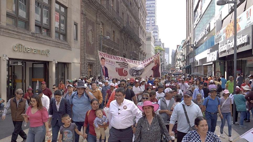 SAÚL MONREAL, PRESENTE EN ARRANQUE DE CAMPAÑA DE CLAUDIA SHEINBAUM&nbsp;