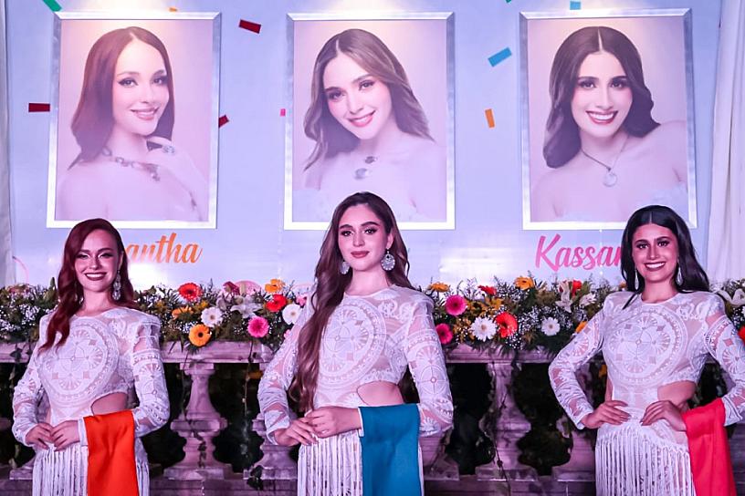 SAMANTHA, ALEXA Y KASSANDRA, POR LA CORONA DE LA FENAZA 2024