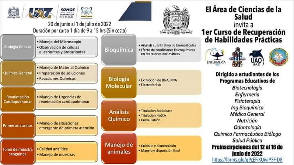 ABIERTA, PREINSCRIPCIÓN A CURSO DE RECUPERACIÓN DE HABILIDADES DEL ACS