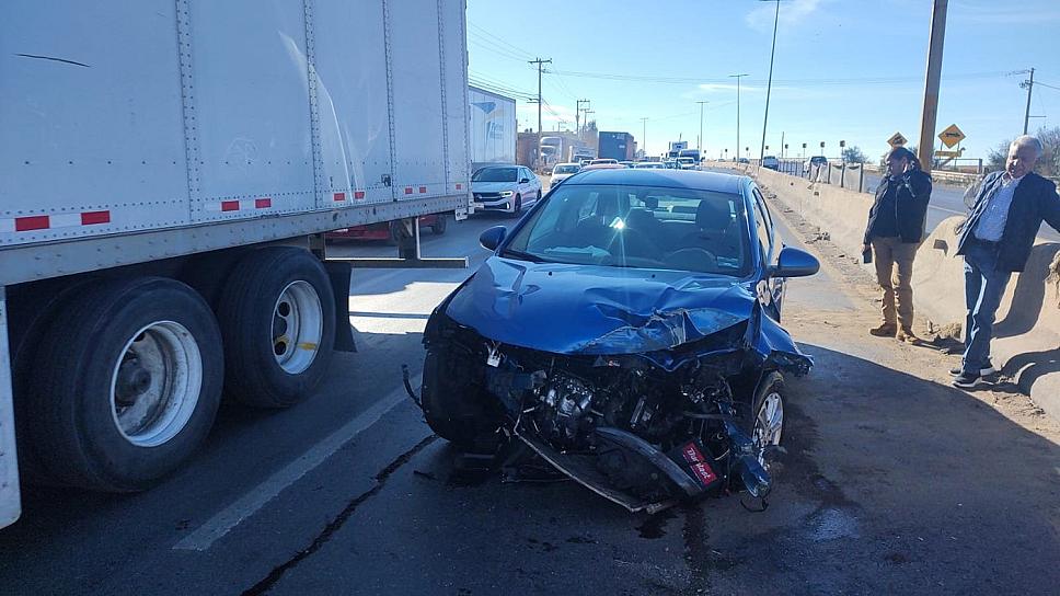 Se accidenta hombre de la tercera edad en Tránsito Pesado