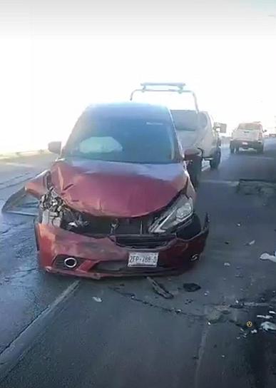 Se accidenta una joven en Tránsito Pesado