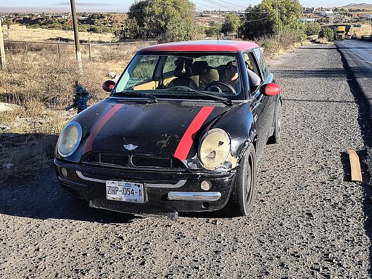 Se accidenta una mujer a la altura de La Pimienta 