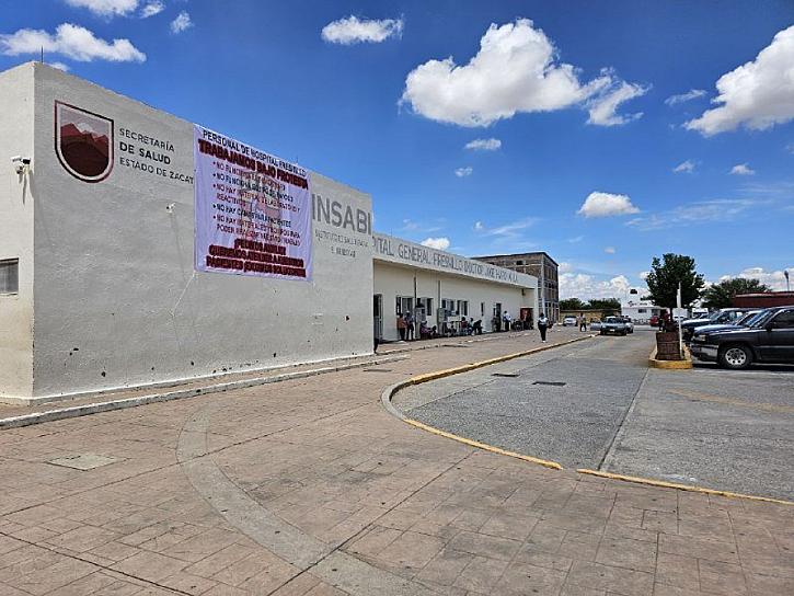SE AGRAVA CRISIS EN EL HOSPITAL DE FRESNILLO; EXHIBEN MÁS CARENCIAS
