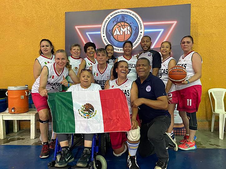  SE ALZAN CON EL SUBCAMPEONATO ZACATECANAS EN EL TORNEO INTERNACIONAL DE MAXIBALONCESTO
