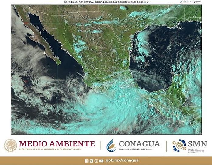 SE APROXIMA TORMENTA HELENE EN PENÍNSULA DE YUCATÁN