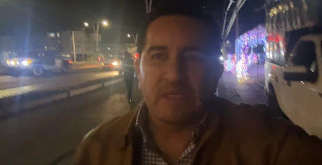 SE COMPROMETE ALCALDE DE FRESNILLO A CUBRIR DAÑOS POR PONCHALLANTAS TRAS PERSECUCIÓN