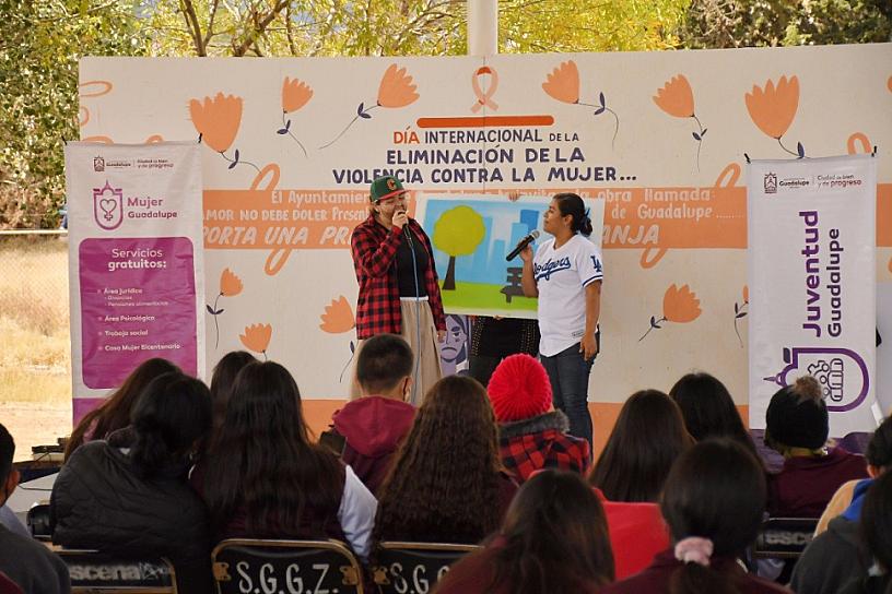 SE COMPROMETE ALCALDE DE GUADALUPE A ERRADICAR LA VIOLENCIA CONTRA LA MUJER 