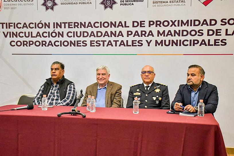 Secretaría de Seguridad pone en marcha curso de certificación internacional 