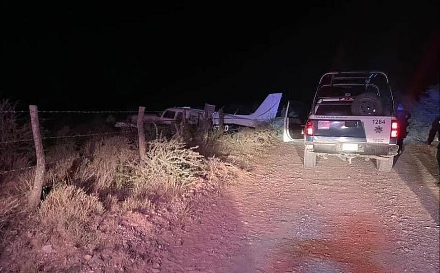 SE DESPLOMA AVIONETA EN LÍMETES DE TAMAULIPAS Y NUEVO LEÓN