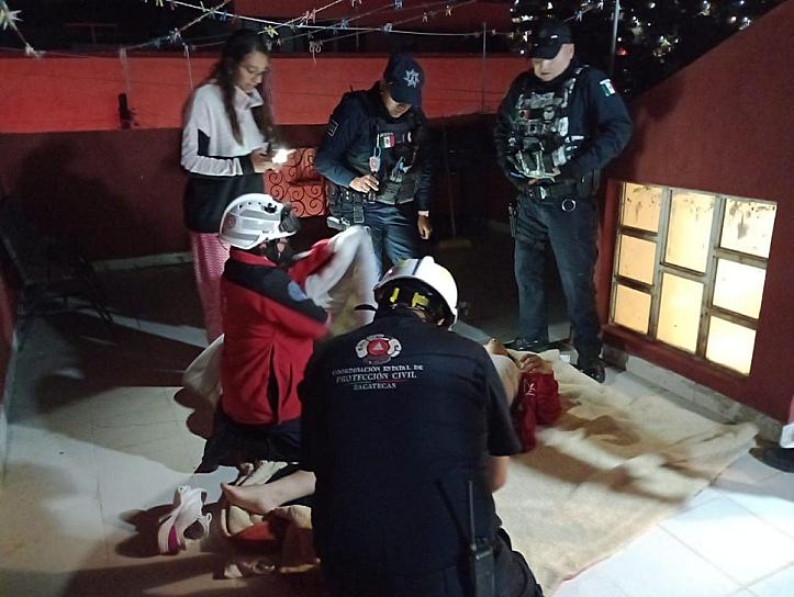 SE ELECTROCUTA MUJER EN GUADALUPE
